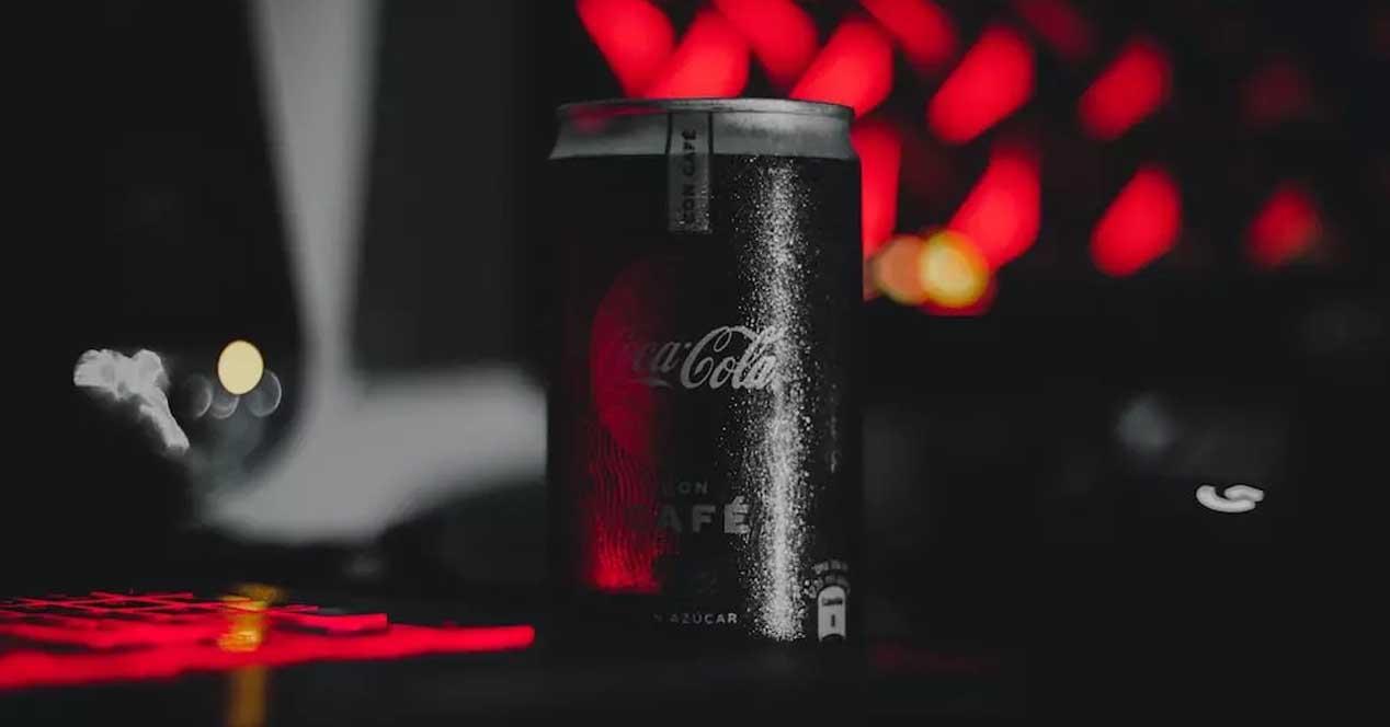 Café Coca-Cola teclado