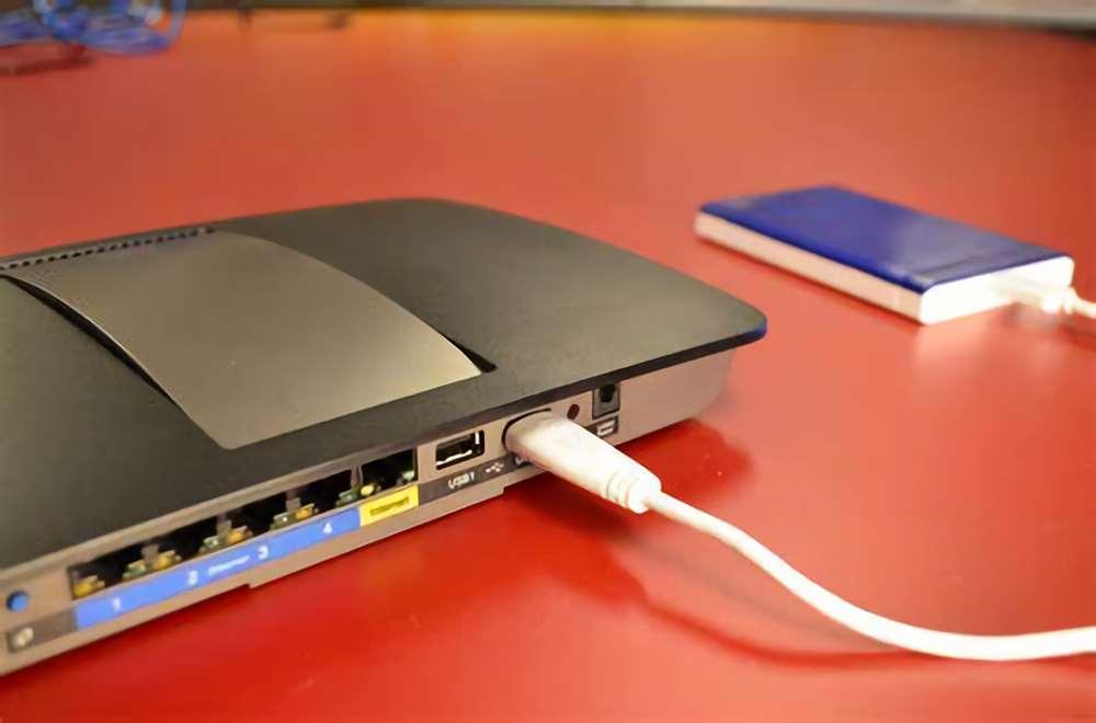 Disco Duro puerto USB Router