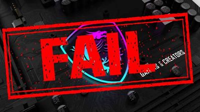 MSI Fail