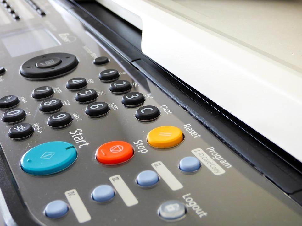 Panel de control impresora