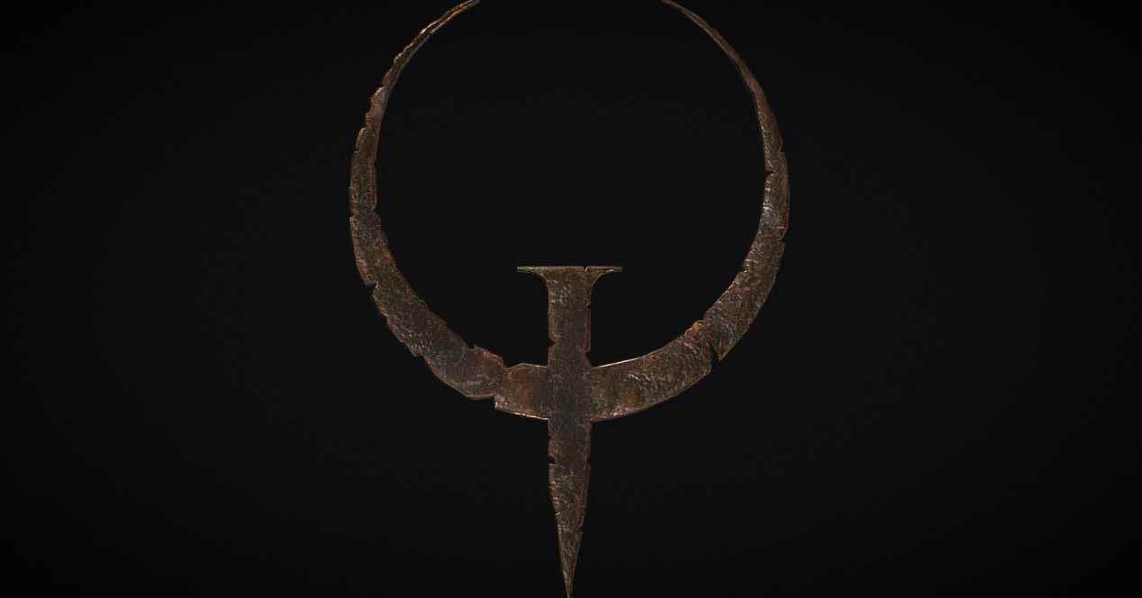 Quake Logo Ray Tracing
