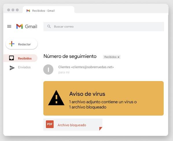 فيروس gmail