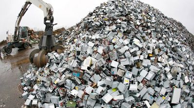 basura electrónica contaminación
