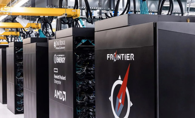 procesador amd supeordenador frontier
