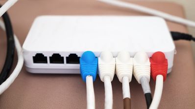 router cable ethernet fibra optica