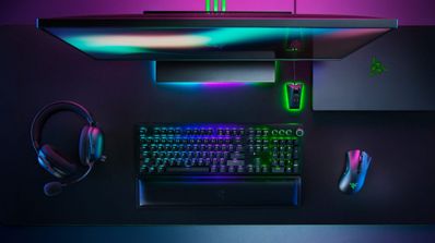teclado raton auriculares razer