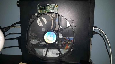 Ventilador Gran Tamaño Caja PC