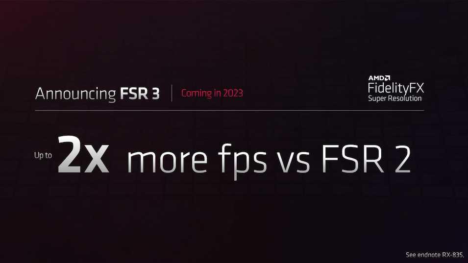 AMD FSR 3 Conferencia