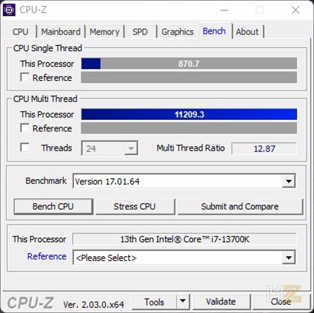 CPU-Z Bench
