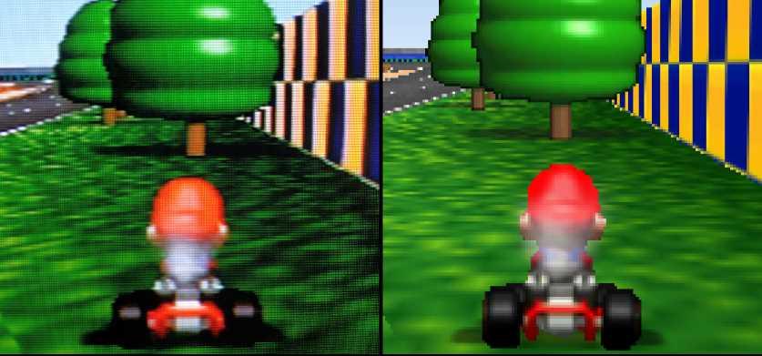 Mario Kart с модом HDMI