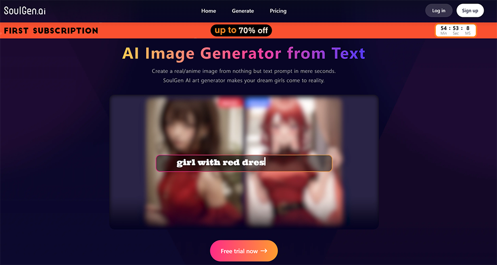 soulgen.ai web de imagenes por IA