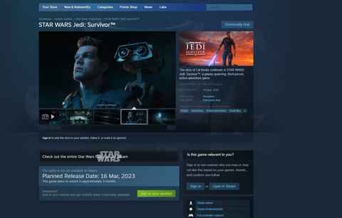 Star Wars Jedi: Survivor: confira requisitos mínimos e recomendados 
