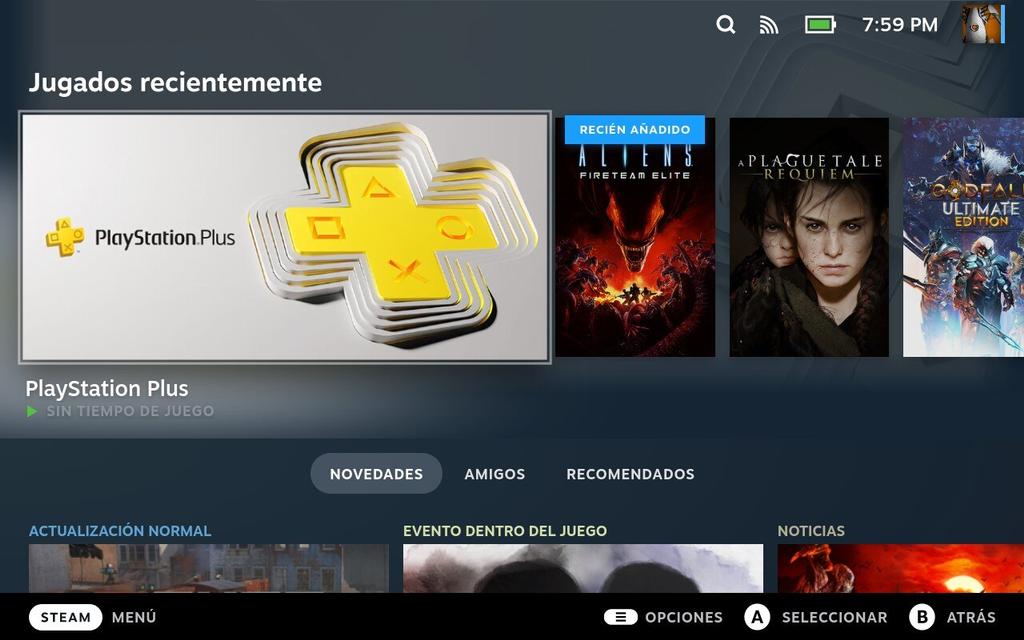 Piattaforma Steam PlayStation Plus.