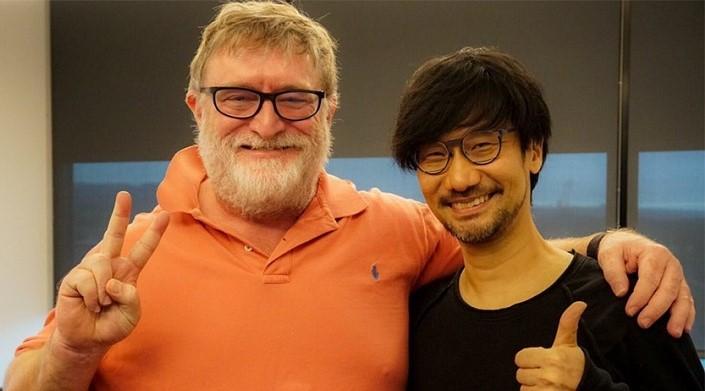 Kojima y Gabe Newell.