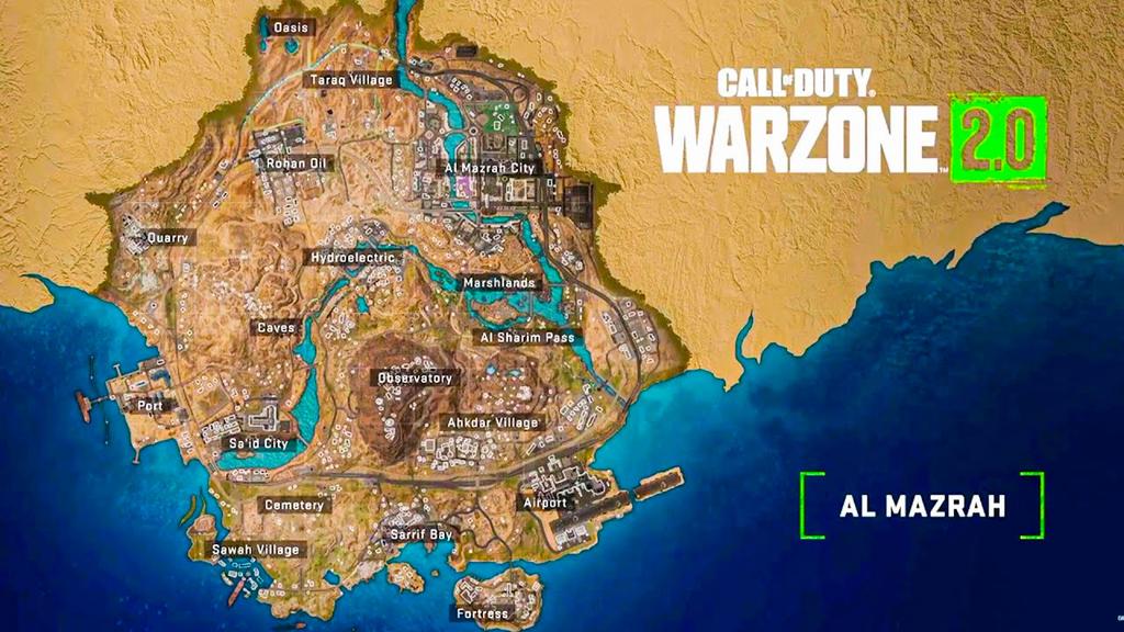Karte Warzone 2.0.