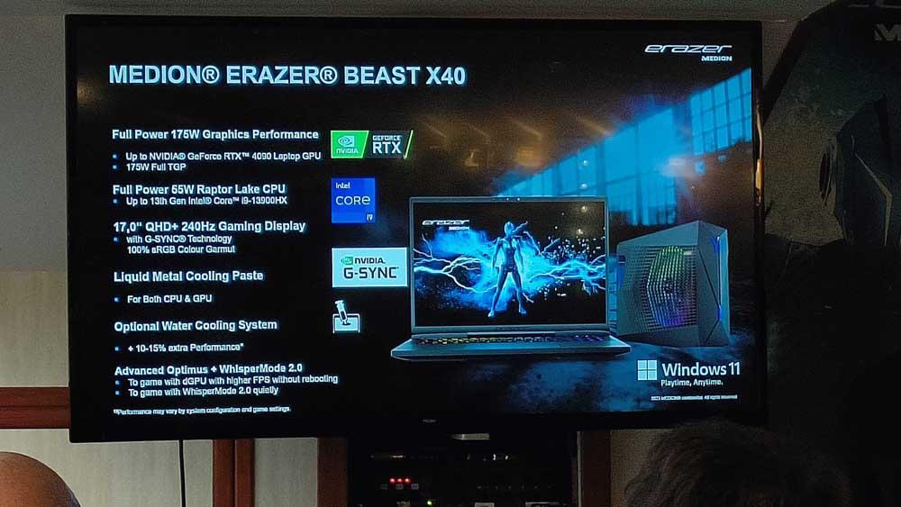 Medion Erazer Beast X40