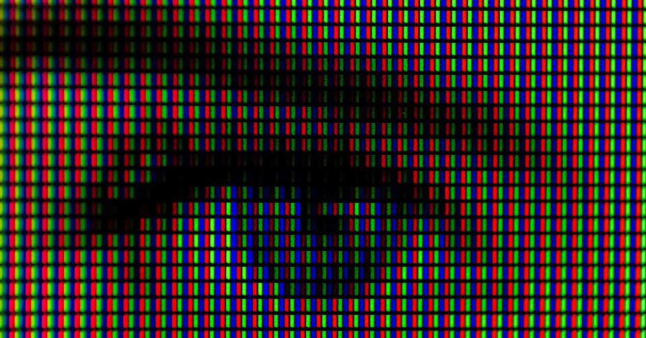 Píxeles Monitor Calidad Imagen