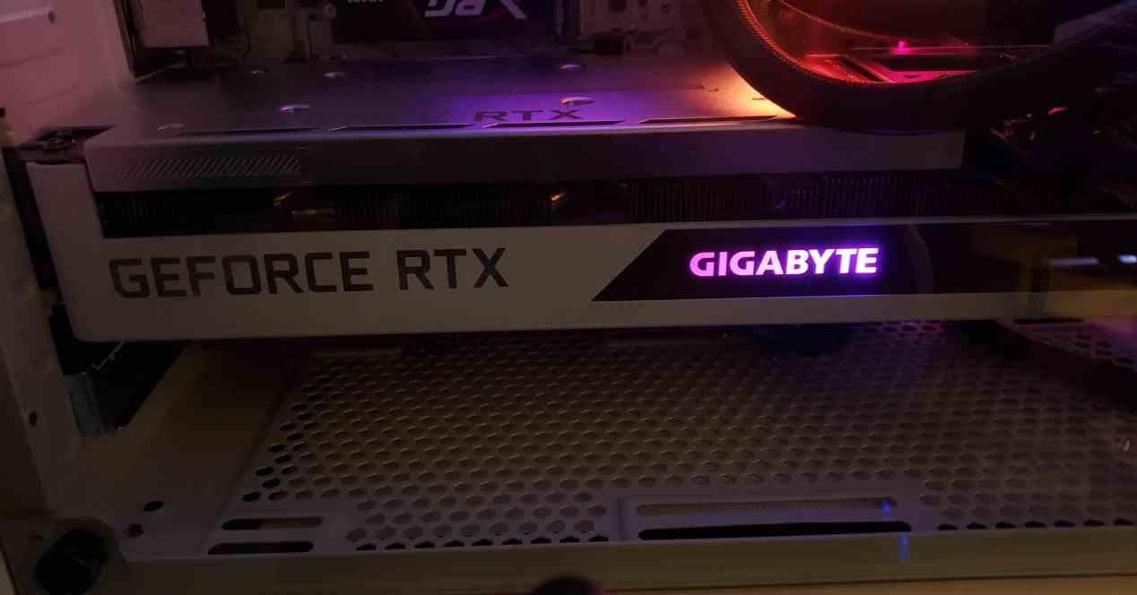 RTX GIGABYTE NVIDIA Montada en el PC