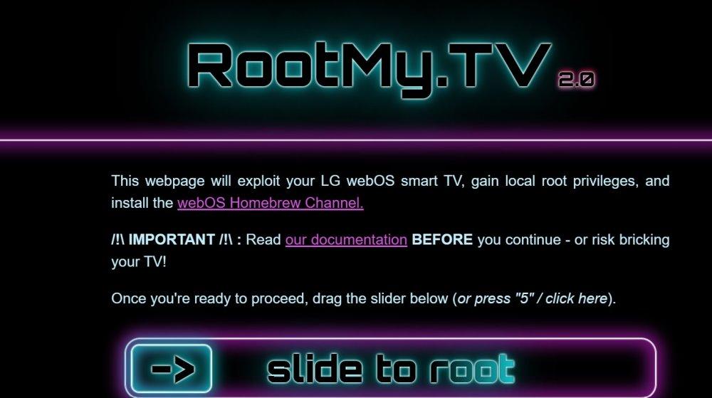 Root min PC TV LG