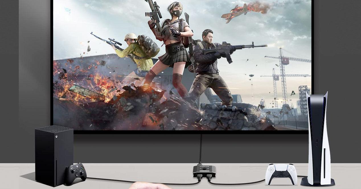 Xbox Series X y PS5 en la misma Smart TV.