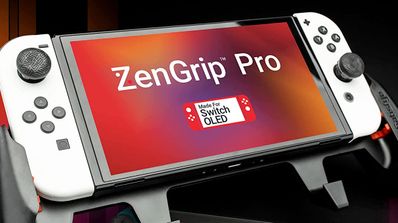 Accesorio grip Nintendo Switch.