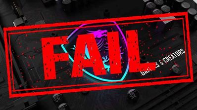 MSI FAIL