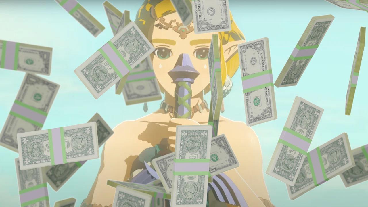 Zelda billetes.