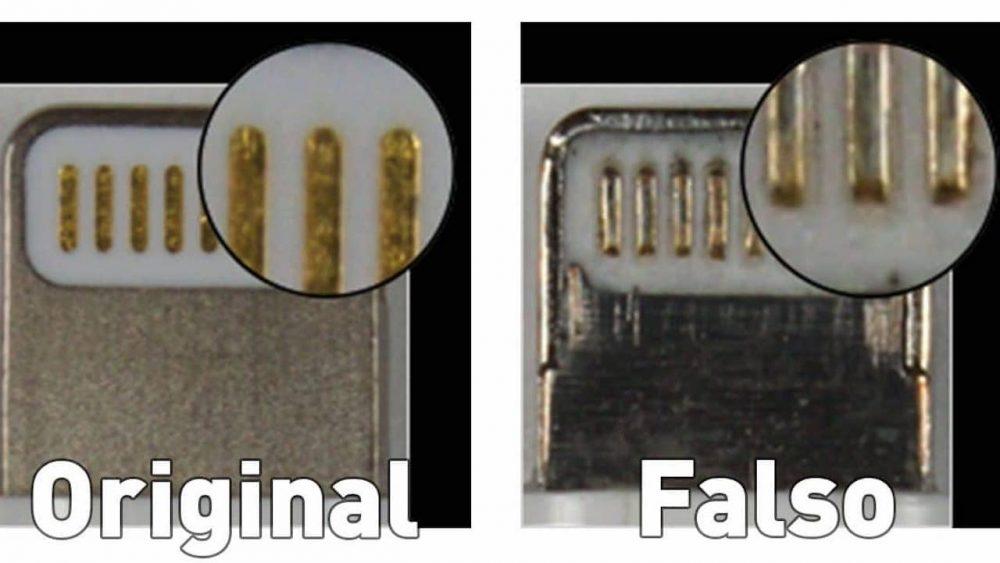 original vs falso cable