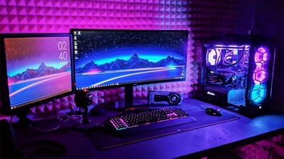 Pc gaming con dos monitores
