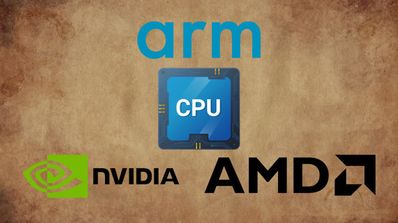 procesador arm nvidia amd