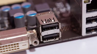puerto USB computadora