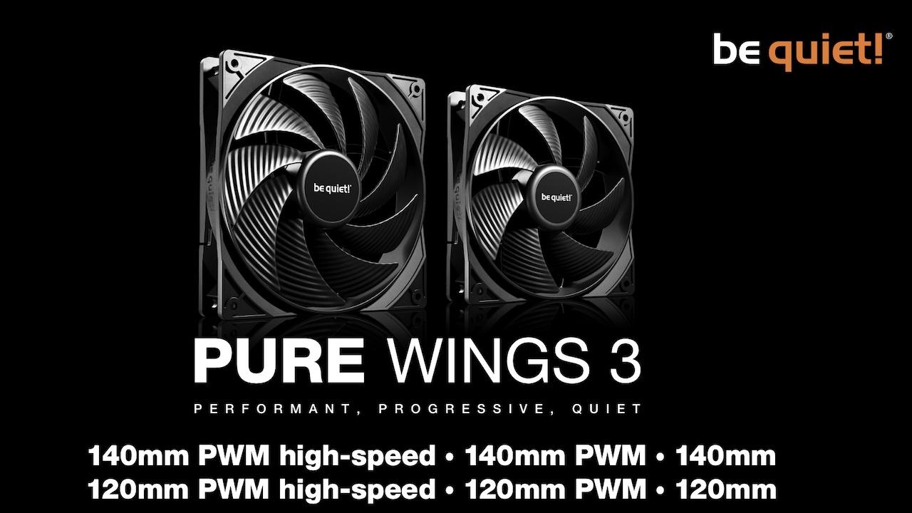 Be Quiet! Purewings 2 PWM High Negro 120mm Ventilador PC