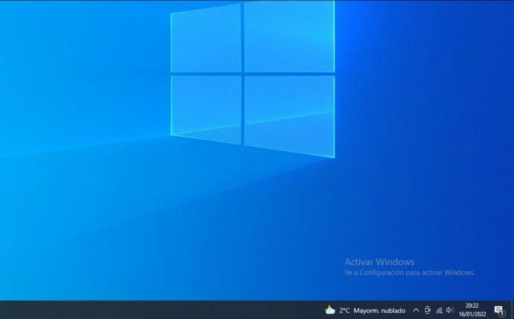 marca agua sistema operativo Windows 10