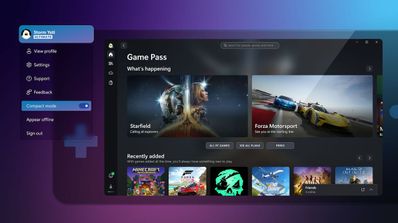 Xbox app compact