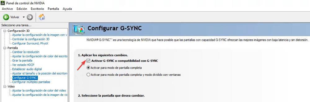 Activar FreeSync en gráficas NVIDIA
