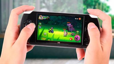 Consola portátil con juegos incluidos