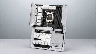 Placa base edición "BTF" blanca de Asus