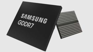 Imagen del chip de GDDR7 de Samsung