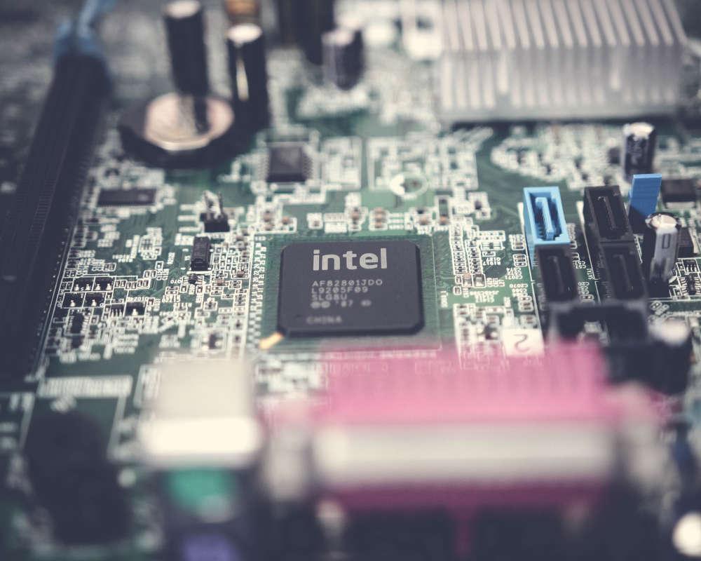 Imagen de un procesador Intel