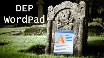 RIP WordPad Windows