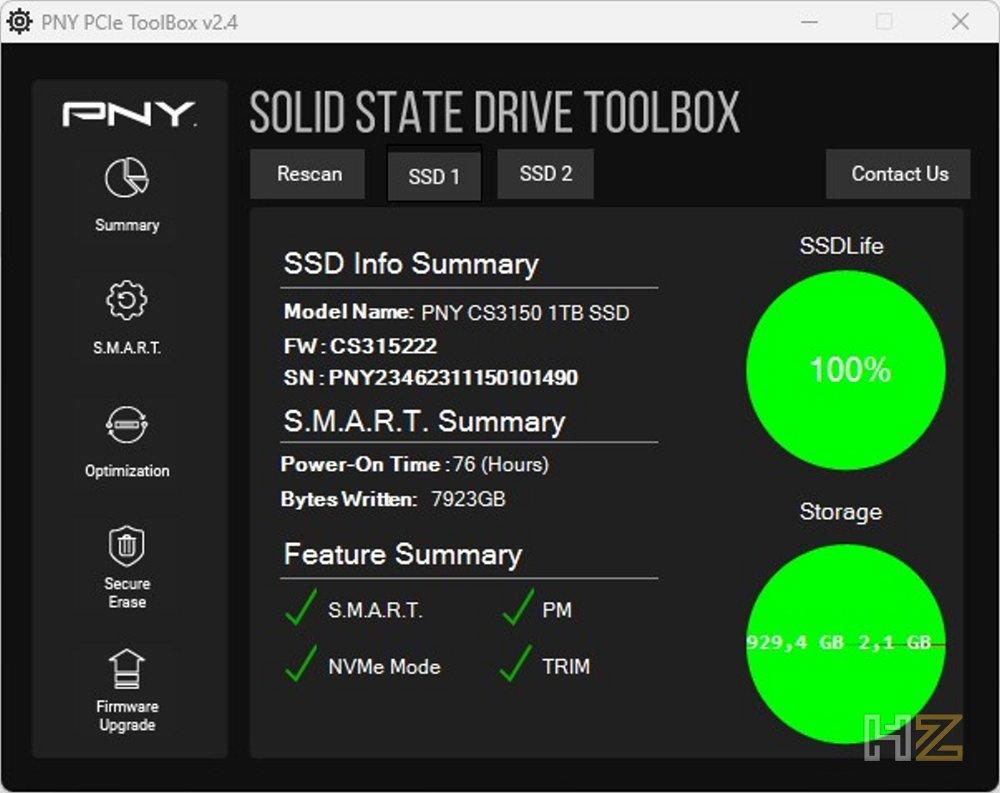Software SSD PNY