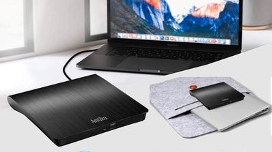 Unidad externa para leer y grabar CDs y DVDs