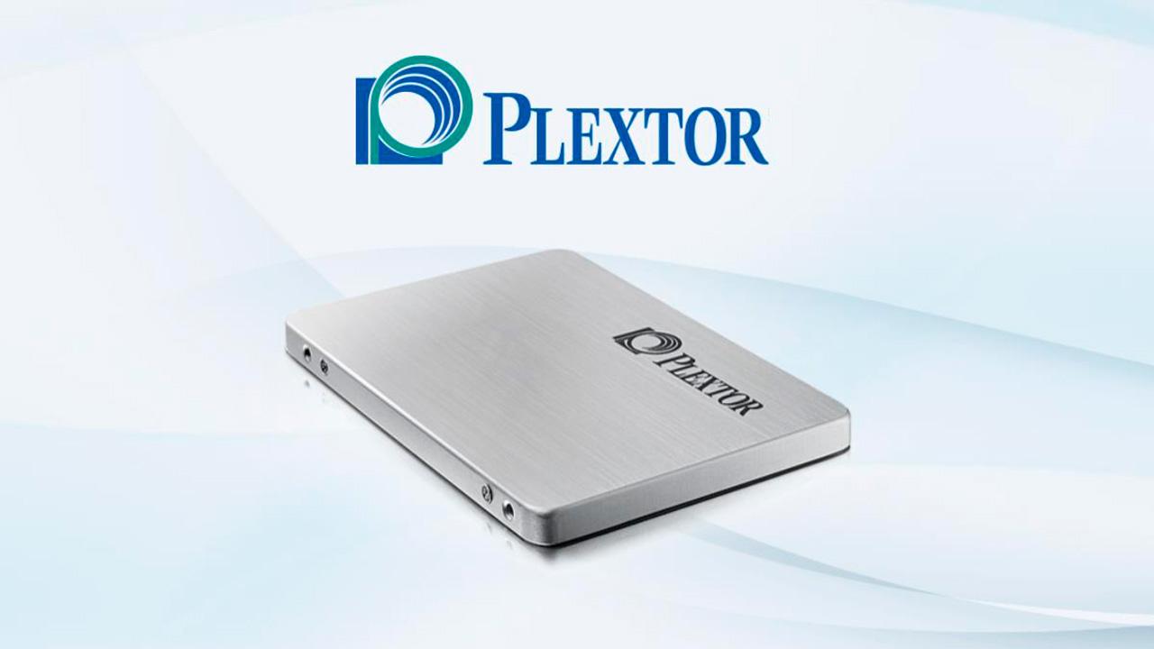 Logo y unidad SSD de Plextor