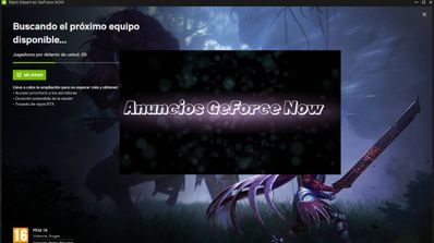 Anuncios GeForce Now gratis