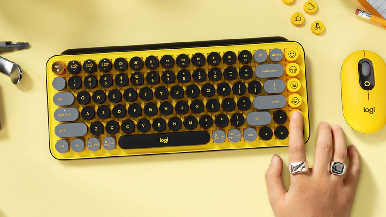 Imagen de la versión Blast del teclado Logitech POP Keys