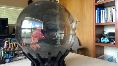 Imagen de la pantalla 3D creada para una Raspberry Pi