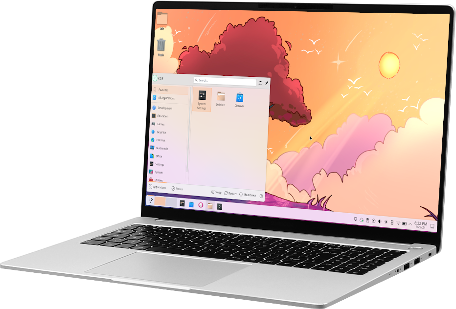 Portátil Linux KDE Slimbook
