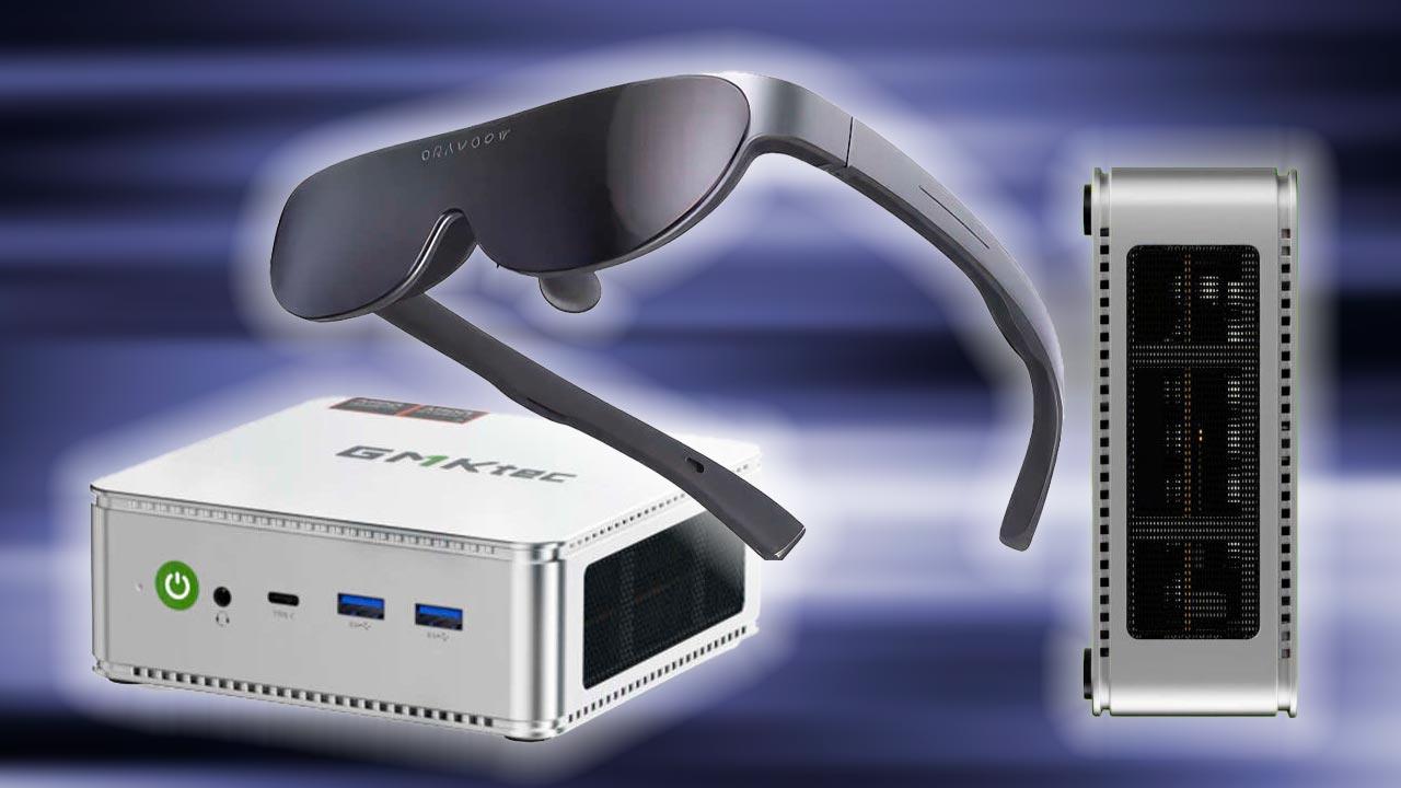 Mini PC con gafas AR opcionales