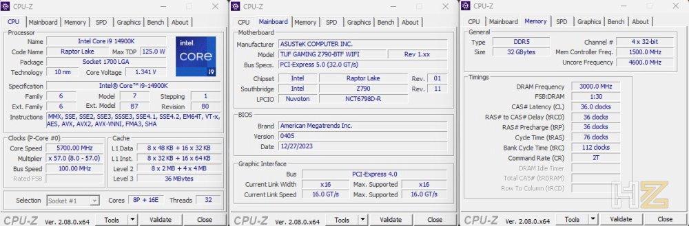CPU-Z placa ASUS