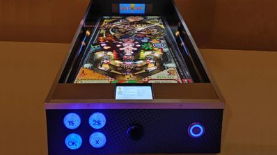 Máquina recreativa pinball virtual